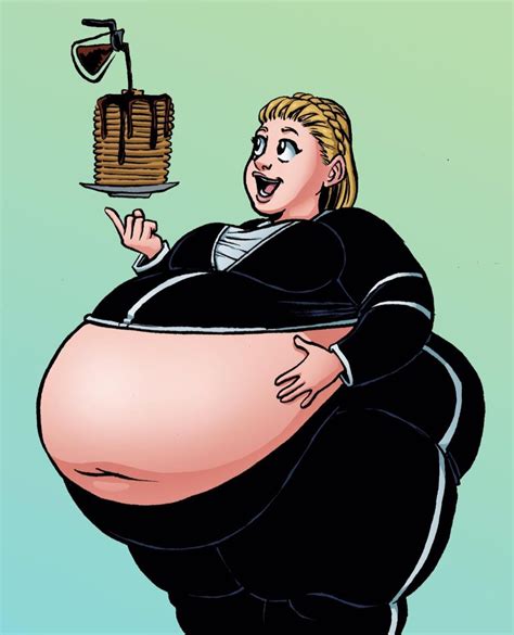 More Subrina weight gain art : r/PGbodyinflation