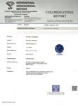 1.24-Carat 6mm Round VVS Cornflower Blue Burmese Sapphire (IGI ...