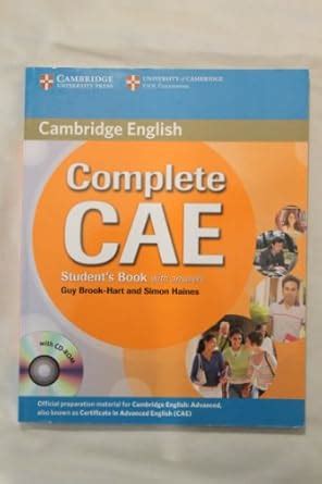 Buy COMPLETE CAE "STUDENT BOOK WITH ANSWER WITH CD-ROM Book Online at ...