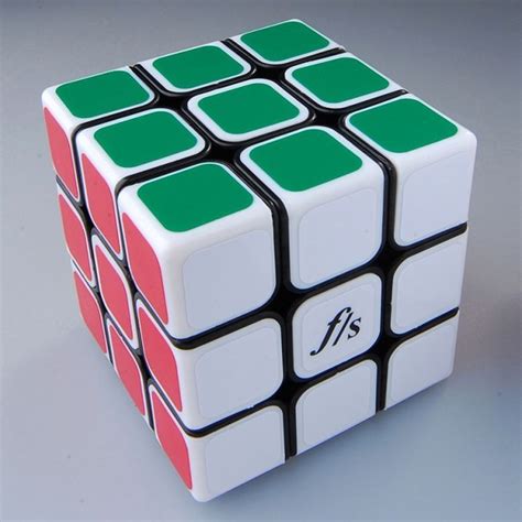 brand new stickered black and white Fangshi Shuang Ren 57mm 3x3 puzzle