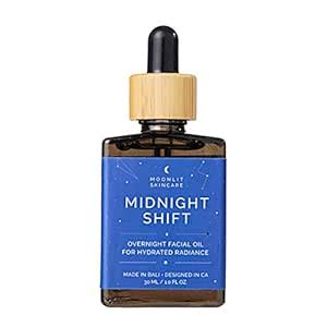 Midnight Shift Overnight Facial Oil by MOONLIT SKINCARE | A Nighttime ...