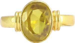 Yellow Sapphire Ring - Buy Yellow Sapphire Ring online at Best Prices ...