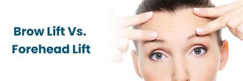 Brow Lift vs. Forehead Lift: Which Is Best for Women?