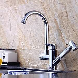 Bathroom Kitchen Sink Faucet,One Handle Dual Functional Shower Head ...
