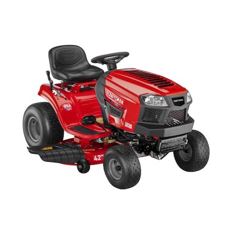 CRAFTSMAN T130 42-in 18.5 -HP Single cylinder Gas Lawn tractor (CARB ...