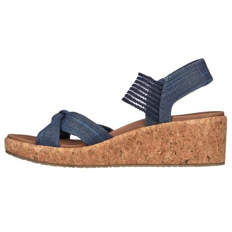 Buy SKECHERS ARCH FIT BEVERLEE - JULIET Navy Blue Sandals Online