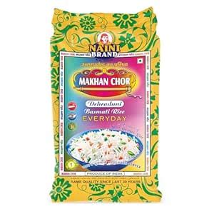 Naini Brand Makhan Chor Dehraduni Basmati Rice Everyday 10kg | Long ...