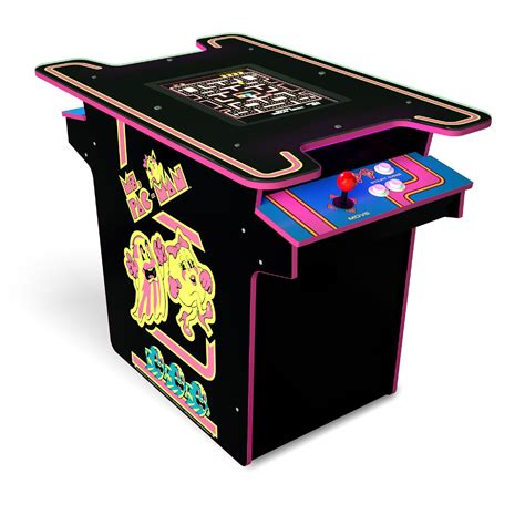 Arcade1Up Ms. PAC-Man Arcade Game Table, Full Home Machine, Black ...