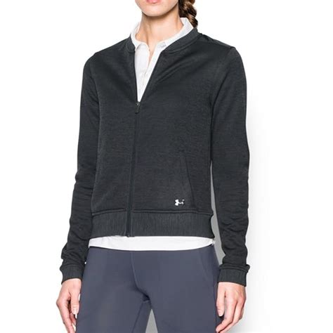 Under Armour Women's Storm Sweaterfleece Full Zip Bomber, Asphalt ...