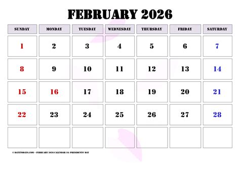Free 2026 Mini Calendar 2x3 With Holidays
