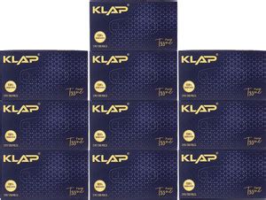 KLAP 2 PLY Facial Tissue Paper Box (200 Pulls) | Pack of 10 White Cloth ...