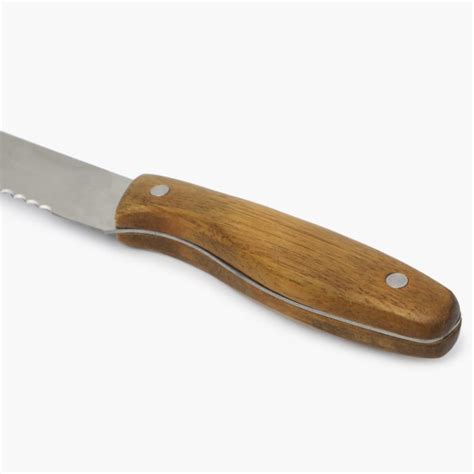 Buy Truffles-Windsor Solid Wooden Handle Bread Knife - Stainless Steel ...
