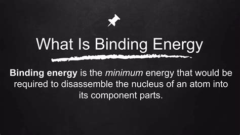 Binding Energy, Calculation & Mass Defect. Animation Presentation of ...