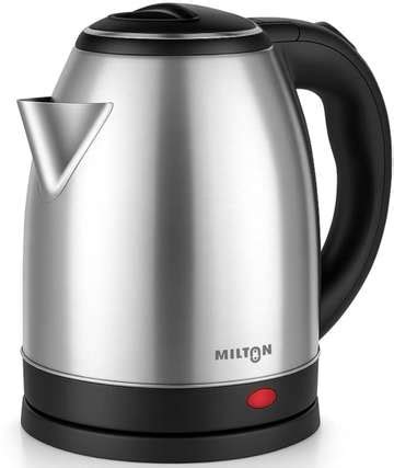 MILTON Combo Set Insta Electric Stainless Steel Kettle, 2 Litres ...