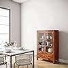 SNAP FURNITURE Set of 2 Sheesham Wood Cabinet for Kitchen & Dining Room ...
