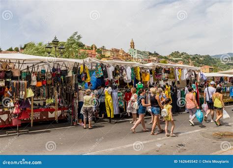 The Famous Friday Market in Ventimiglia in Italy Editorial Photography ...