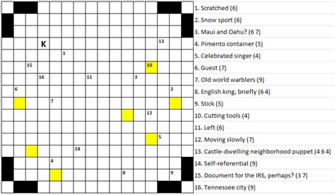 word - Self-Referential Crossword - Puzzling Stack Exchange
