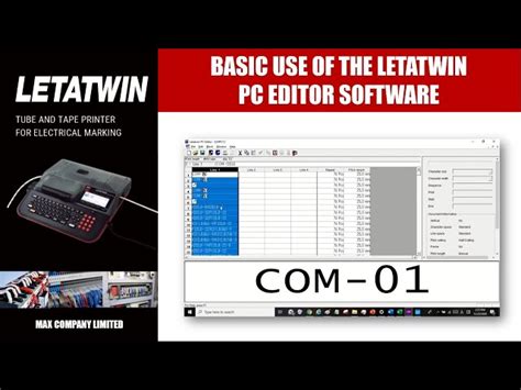 Ferrule Printing Machine - MAX Letatwin LM-550E Ferrule Printing ...