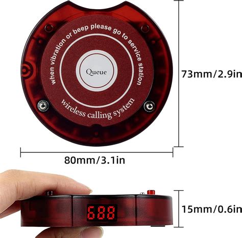 Buy Retekess TD165 Restaurant Pager System,Pagers for Restaurants,Long ...