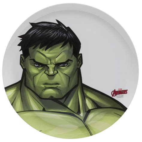 Zak Designs Marvel Avengers The Incredible Hulk Dinnerware Plastic ...