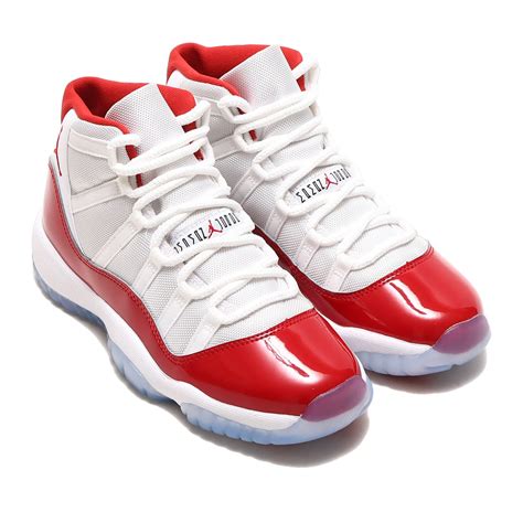 JORDAN BRAND AIR JORDAN 11 (GS) WHITE/VARSITY RED-BLACK 22HO-I（ジョーダン ...