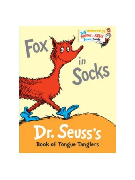 Dr. Seuss Fox In Socks (Board Book) | edamama