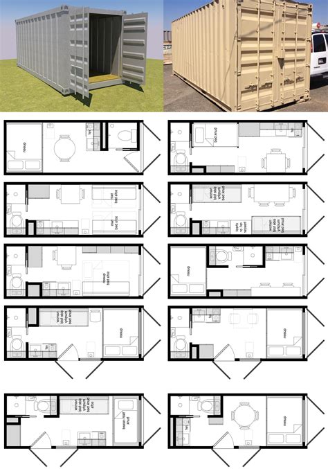 20 Foot Shipping Container Floor Plan Brainstorm Tiny House Living ...