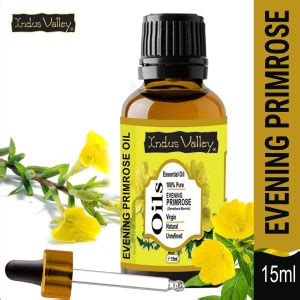 Indus Valley 100% Natural & Organic, Primrose Essential Oil & Dropper ...