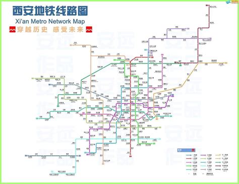 @所有西安人，地铁过不过你家门口，快来看地铁最新规划图！