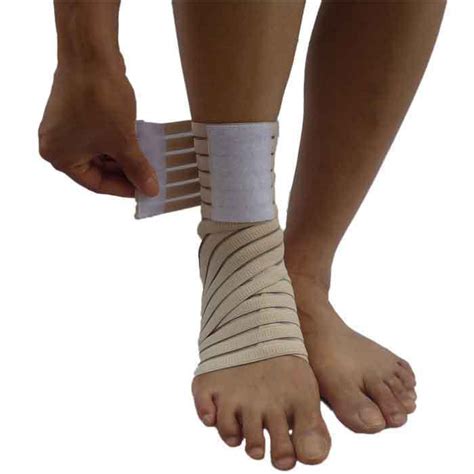 Ankle Brace Support Elastic Ankle Bandage Wrap Straps Breathable Safety ...