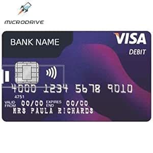 MicroDrive 32 GB Thin Card Printed Pen Drive with USB 2.0 : OTG / MICRO ...