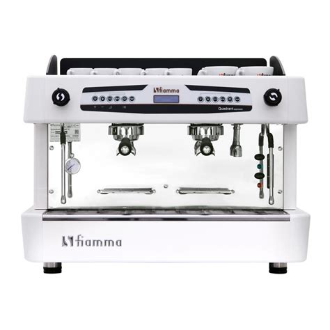Fiamma Quadrant 2 DSP TC Espresso Coffee Machine, 2 Groups, White