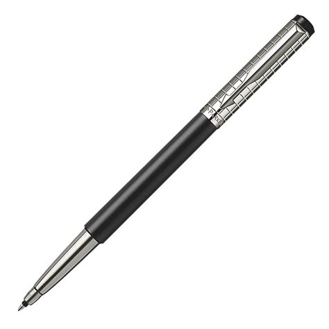 Parker Vector Rollerball Pen, Black Stainless Steel Chiselled : Amazon ...