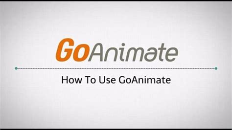 Image result for GoAnimate Tutorial
