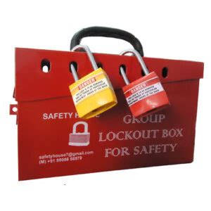 Group Lockout Box Manufacturer In India | Group LOTO Box Price