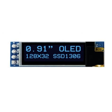OLED SSD1306 I2C Display(128x32) Interfacing with Arduino ...