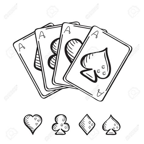 Deck Of Cards Drawing at GetDrawings | Free download