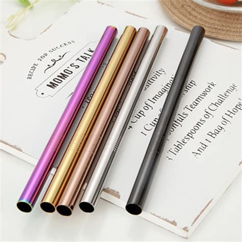 Stainless Steel Straw Set of 2 Online - Premium Straw | Nestasia