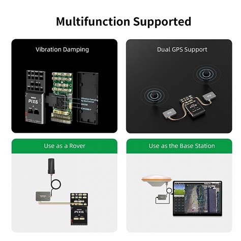 Radiolink PIX6 FLight controller With Integrated Dual-Gyro & 16 Channels