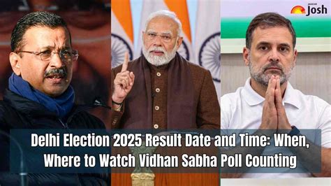 Delhi Election 2025 Result Today: Where to Watch Vidhan Sabha Poll ...
