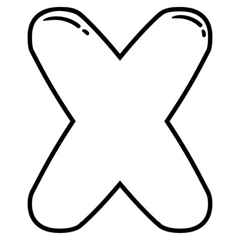 Bubble Letter X - 10 Free PDF Printables | Printablee