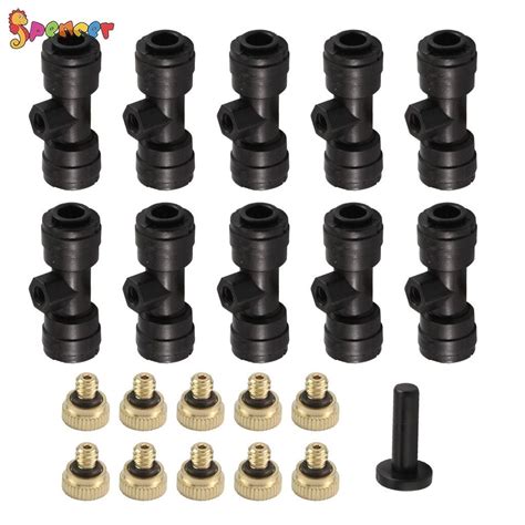 Buy Spencer 10X Water Brass Misting System Brass Mister Nozzles 1/4 ...