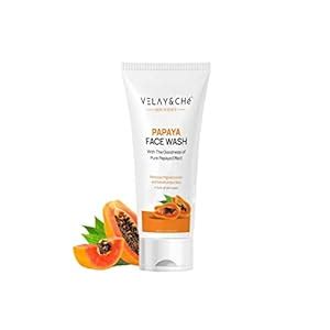 VELAY&CHE Papaya Face Wash - Clear Glowing Skin, Tan Removal ...