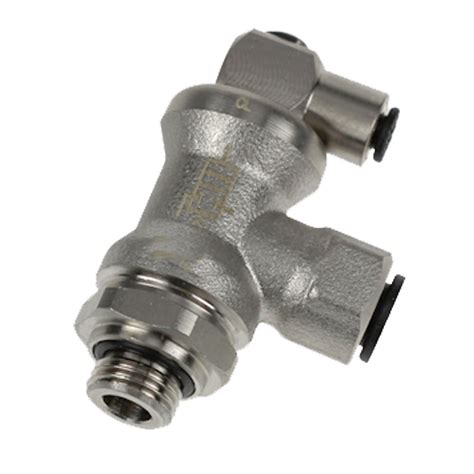Parker FC601-10M-6G Blocking Valve, Tube to Pipe, Treated Brass, Push ...