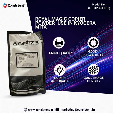 Consistent Royal Magic Copier Powder (CT-CP-KC-001) Use in Kyocera Mit ...