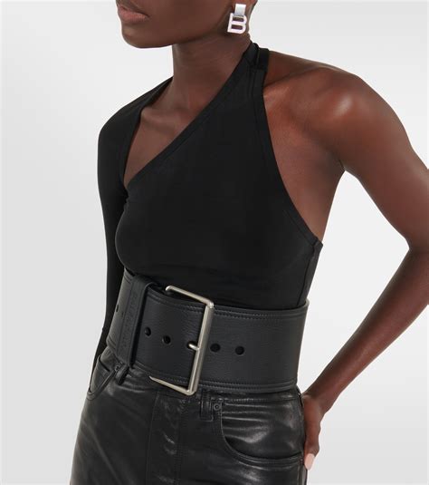 Force leather belt in black - Balenciaga | Mytheresa