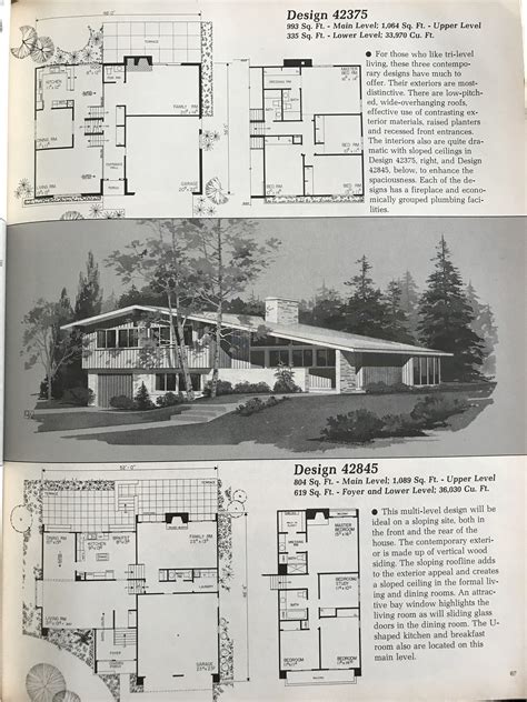 Mid Century Modern Home Floor Plans