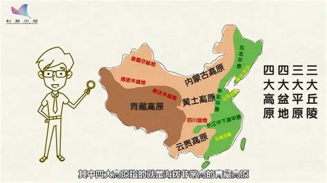 【地理动画视频】5分钟看懂中国的四大高原_腾讯视频
