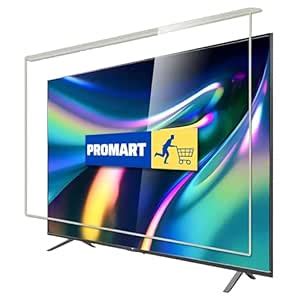 PROMART 50 Inch LED TV Screen Protector Glass | 4K Smart TV Guard | Non ...