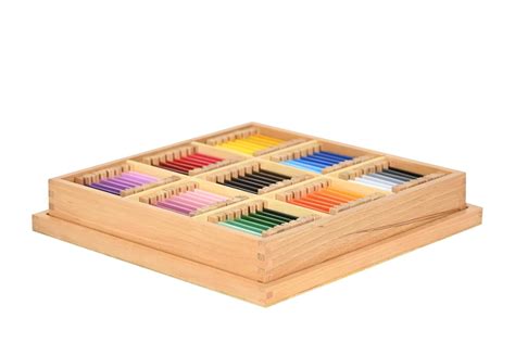 Kidken Montessori Tertiary Color Tablet | Wooden Color Matching ...